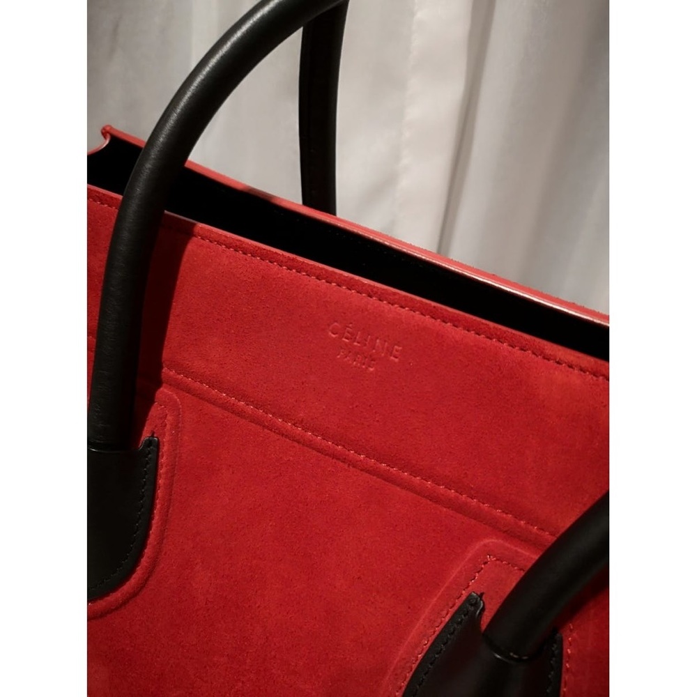 Celine phantom red suede - Picture 4 of 4